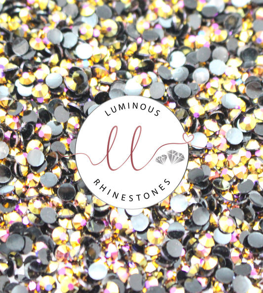 4mm Rose Gold Resin Rhinestones - Choose your quantity!