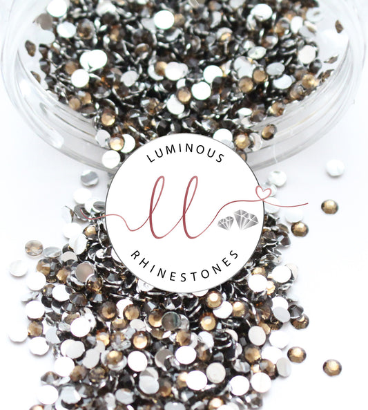 4mm Chocolate Resin Rhinestones - Bulk Jars