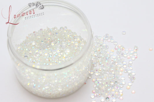 5mm Clear Jelly Rhinestones - Bulk Jars