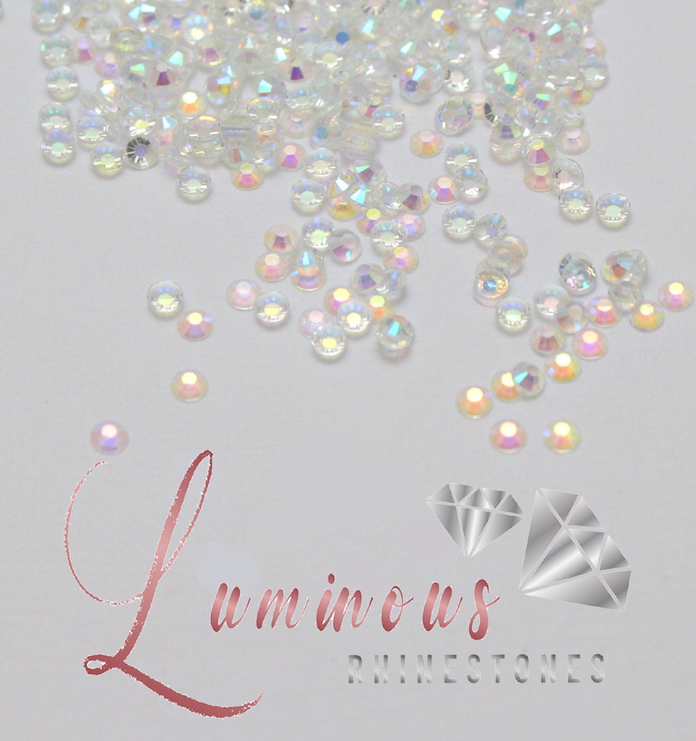 5mm Clear Jelly Rhinestones - Choose your quantity!