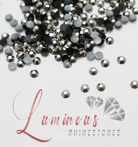 5mm Dark Silver Resin Rhinestones - Choose your quantity!