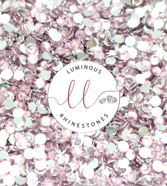 4mm Light Pink Resin Rhinestones - Choose your quantity!