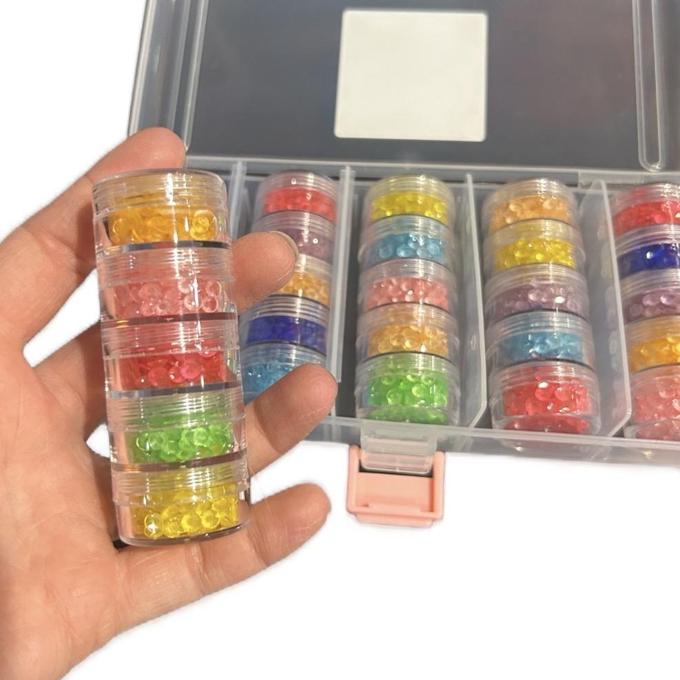 Luminous Rhinestone 5pc Towers and Storage Case