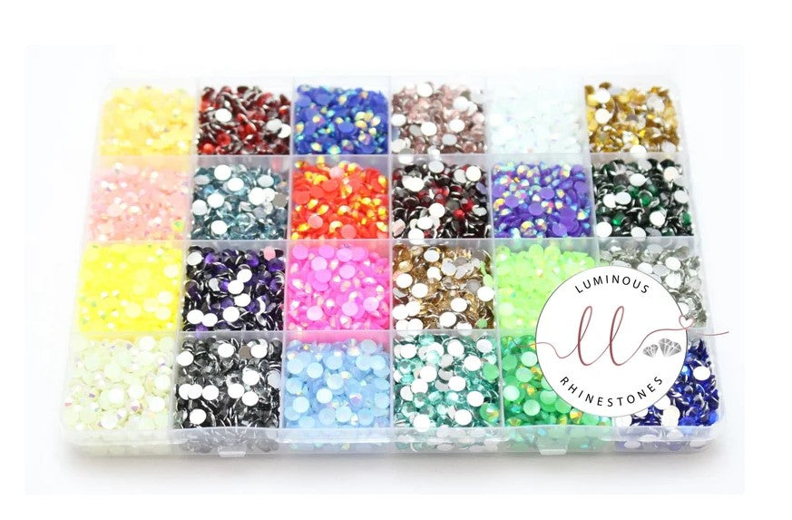 5mm Rhinestone Tray - Mixed Colors - 11,500pcs